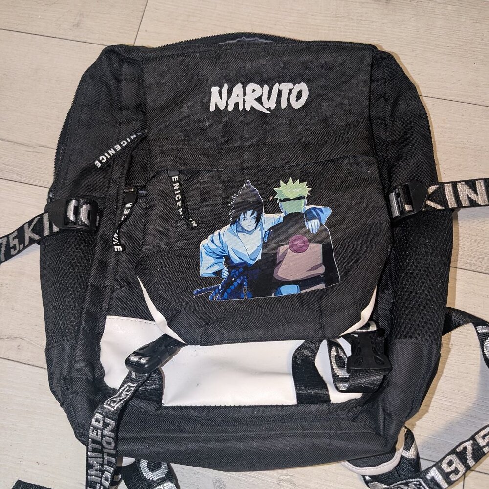 Naruto Theme Fighting Anime Series Backpack